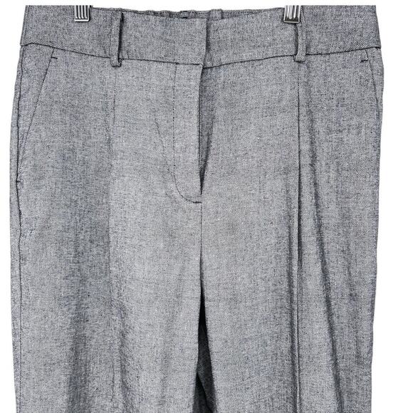 Talbots | 8 | Bristol Pants Linen Blend Trouser Straight Leg 27" Inseam Ankle - Picture 4 of 7